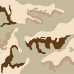 Shallow desert camouflage