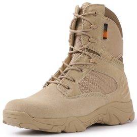 High Quality Outdoor High-Top Mountaineering Tactical Shock-Absorbing Comfortable Military Boots